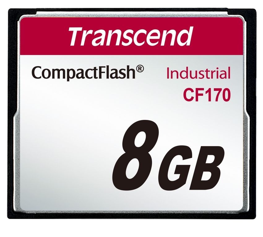 Transcend 8GB INDUSTRIAL CF CARD CF170 paměťová karta (MLC) TS8GCF170