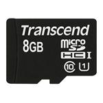 Transcend 8GB microSDHC UHS-I 400x Premium (Class 10) paměťová karta (bez adaptéru) TS8GUSDCU1