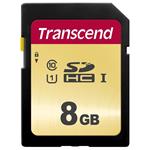 Transcend 8GB SDHC 500S (Class 10) UHS-I U1 (Ultimate) MLC paměťová karta TS8GSDC500S