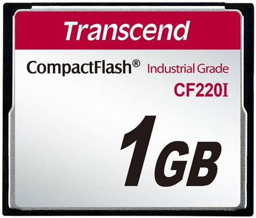 Transcend CF220I Industrial Temp - Paměťová karta flash - 1 GB - CompactFlash TS1GCF220I