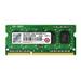 Transcend - DDR3 - 2 GB - SO-DIMM 204-pin - 1066 MHz / PC3-8500 - CL7 - 1.5 V - bez vyrovnávací pam TS256MSK64V1N