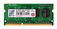 Transcend - DDR3 - 2 GB - SO-DIMM 204-pin - 1600 MHz / PC3-12800 - CL11 - 1.5 V - bez vyrovnávací p TS256MSK64V6N