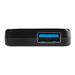 Transcend HUB2 - Rozbočovač - 4 x SuperSpeed USB 3.0 - desktop TS-HUB2K