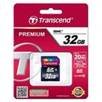 Transcend - Pamě?ová karta flash - 32 GB - Class 10 - SDHC TS32GSDHC10