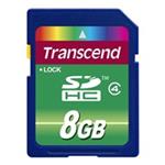 Transcend - Pamě?ová karta flash - 8 GB - Třída 4 - SDHC TS8GSDHC4