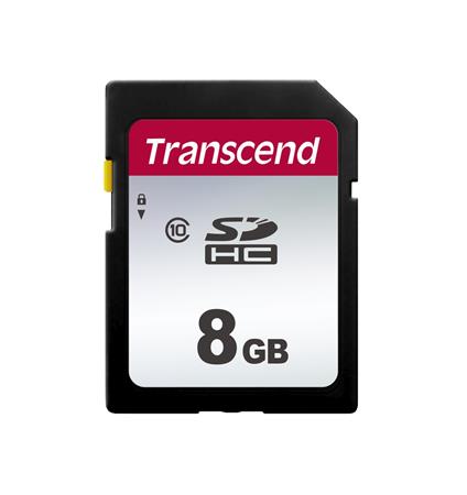 Transcend päměťová karta 8GB 300S SDHC UHS-I U3 (čítanie/zápis: 95/45MB/s) TS8GSDC300S