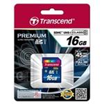 Transcend Premium - Pamě?ová karta flash - 16 GB - UHS Class 1 / Class10 - 400x - SDHC UHS-I TS16GSDU1