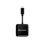 Transcend RDC3 USB-C (3.2 Gen 1) čtečka paměťových karet SDHC/SDXC (UHS-I)/microSDHC/microSDXC (UHS-I), černá TS-RDC3