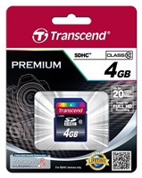 TRANSCEND SDHC Class 10 4GB (Premium) TS4GSDHC10