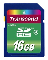 TRANSCEND SDHC Class 4 16GB TS16GSDHC4