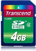 TRANSCEND SDHC Class 4 4GB TS4GSDHC4