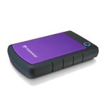 Transcend StoreJet 25H3P - Pevný disk - 4 TB - externí (přenosný) - 2.5" - USB 3.0 - AES 256 bitů - TS4TSJ25H3P