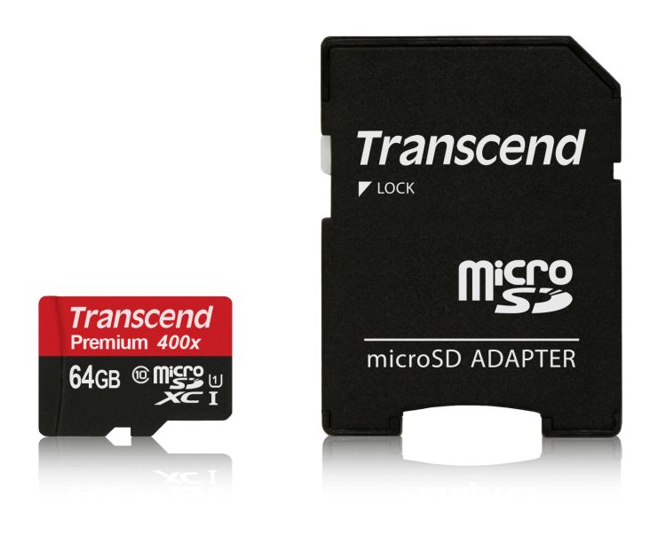 Transcend TS64GUSDU1 - Pamě?ová karta flash - 64 GB - UHS Class 1 / Class10 - SDXC UHS-I