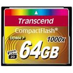 Transcend Ultimate - Pamě?ová karta flash - 64 GB - 1000x - CompactFlash TS64GCF1000