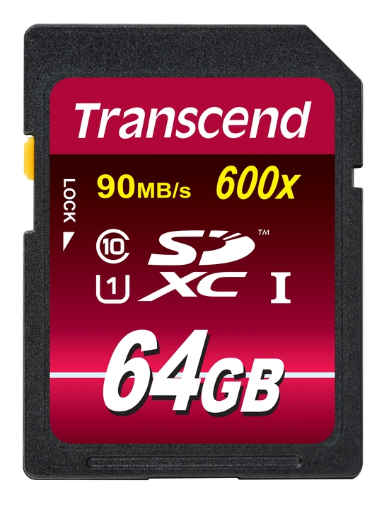 Transcend Ultimate - Pamě?ová karta flash - 64 GB - UHS Class 1 / Class10 - 600x - SDXC UHS-I TS64GSDXC10U1