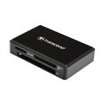 Transcend USB 3.0 čtečka paměťových karet, černá - SDHC/SDXC (UHS-I/II), microSDHC/SDXC (UHS-I), CompactFlash TS-RDF9K2