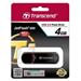 TRANSCEND USB Flash Disk JetFlash®600, 4GB, USB 2.0, Black/Red (R/W 20/10 MB/s) TS4GJF600