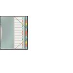 Třídící desky Esselte Colour'Ice, 12 listů, mix barev 626256
