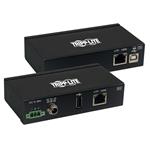 Tripplite Extender, 1-port USB 2.0 přes Cat6, ESD ochrana, PoC, průmyslový, možnost montáže, 100mm B203-101-IND-ER