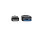 Tripplite Kabel USB-C/USB-A(Samec/Samec),USB 3.1 Gen 2(10Gb/s),USB-IF,kompat. Thunderbolt 3,0.9m U428-C03-G2