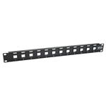 Tripplite Patch Panel 12-Port 1U Rack Nestíněný,Keystone/Multimedia,RJ45 Ethernet,USB,HDMI, Cat5e/6 N062-012-KJ