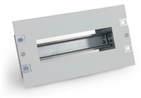 TRITON 10" jističová lišta 3U rozebíratelná, DIN, šedá RAC-JL-X01-C1