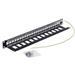 TRITON 19“ modulární patch panel pro max. 24 keystone modulů, černý RAB-PP-X10-A1