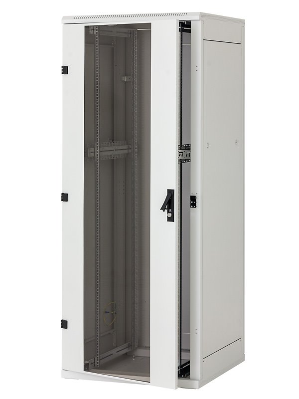 Triton 19" rozvaděč stojanový 18U/600x800, skleněné dveře, černý RMA-18-A68-BAX-A1