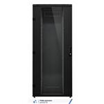 TRITON 19" rozvaděč stojanový RMA 15U 600x1000, 800kg, skleněné dveře, svařovaný, černý RMA-15-A61-BAX-N1