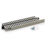 TRITON 19" vyvazovací panel 1U oboustranná plastová lišta, šedá RAC-VP-X03-A1