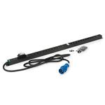 Triton 20xIEC C13 bezp.,4xIEC C19,2x16A jistič,3x6.0mm 3m kabel 32A IEC60309,RAL9005 RAB-PD-X53-X1 RAB-ZP-P41-A1