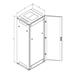 Triton Delta RZ - Rozvaděč stojanový - RAL 7035 - 42U - 19" RZA-42-A69-CAX-A1
