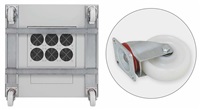 TRITON Kolečka s vyztužujícím rámem pro RMA/RZA nosnost 900 kg, RDA/RTA nosnost 1050 kg RAX-RK-D68-X1