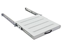 TRITON Police výsuvná 19", 1U/650mm plnovýsuv, nosnost 45kg, šedá RAC-UP-X19-A1