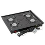 Triton Ventilačná jendotka pre rozvádzač 60W, (4x ventilátor) s termostatom. RAB-CH-X04-X3