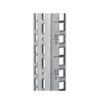 Triton, Vertikální liata 4U lista, stvorcovy otvor 9,5x9,5mm RAX-VL-X04-X1