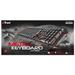 Trust GXT 850 Metal Herní klávesnice CZ/SK / 3 druhy podsvícení / 12 media kláves / kovová / USB 21632