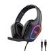 TRUST Herní sluchátka GXT 416 ZIROX, LED, USB, 3.5mm Jack, černá 25331