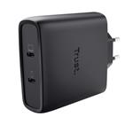 TRUST MAXO 100W 2P USB-C GAN CHARGER BLK 25527