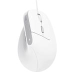 TRUST myš Bayo II Ergonomická vertikální myš, USB, bílá 25397