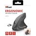 TRUST Myš Verto wireless ergonomic mouse USB, black (černá) 22879
