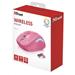 TRUST Myš Yvi Wireless Mouse USB, pink (růžová) 22336