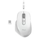 TRUST OZAA RECHARGEABLE MOUSE WHITE 24035