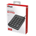 TRUST XALAS Numerický blok, USB, černý 22221