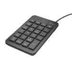 TRUST XALAS Numerický blok, USB, černý 22221