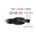 TRX Akyga 65W napájecí adaptér/ nabíječka/ Asus/ HP/ Toshiba/ 19V/ 3.42A/ 5.5x2.5mm konektor/ neoriginální TRX-AK-ND-01