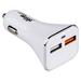 TRX Akyga AK-CH-08 2x USB nabíječka do auta 3A/ 15W/ Quick Charge 3.0/ bílá TRX-AK-CH-08