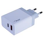 TRX Akyga AK-CH-13 USB nabíječka 220V/ 5-12V/ 36W/ USB-C + USB-A/ PD 3.0/ QC 3.0/ AFC/ FCP/ Apple 2.4A/ PPS TRX-AK-CH-13