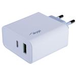 TRX Akyga AK-CH-14 USB nabíječka 220V/ 5-20V/ 45W/ USB-C + USB-A/ PD 3.0/ QC 3.0/ AFC/ FCP/ Apple 2.4A/ PPS TRX-AK-CH-14