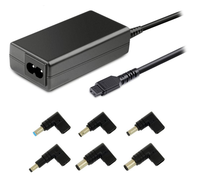 TRX Akyga nabíječka/ napájecí AC adaptér/ 220V/ 20V/ 3.5A/ 65W/ 6 velikostí konektorů/ univerzální TRX-AK-NU-12